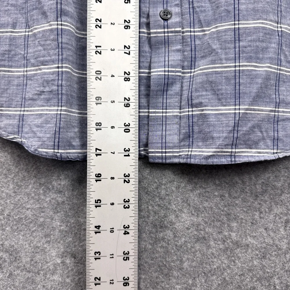 Banana Republic Mens XL Plaid Soft Wash Standard Fit Cotton Button Down Shirt